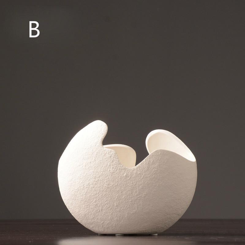 

Скандинавская простая современная креативная цветочная композиция керамическая ваза украшение для дома и гостиной B