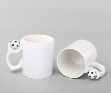 330ml 11oz white sublimation ceramic sublimation mug football mug 301-400ml