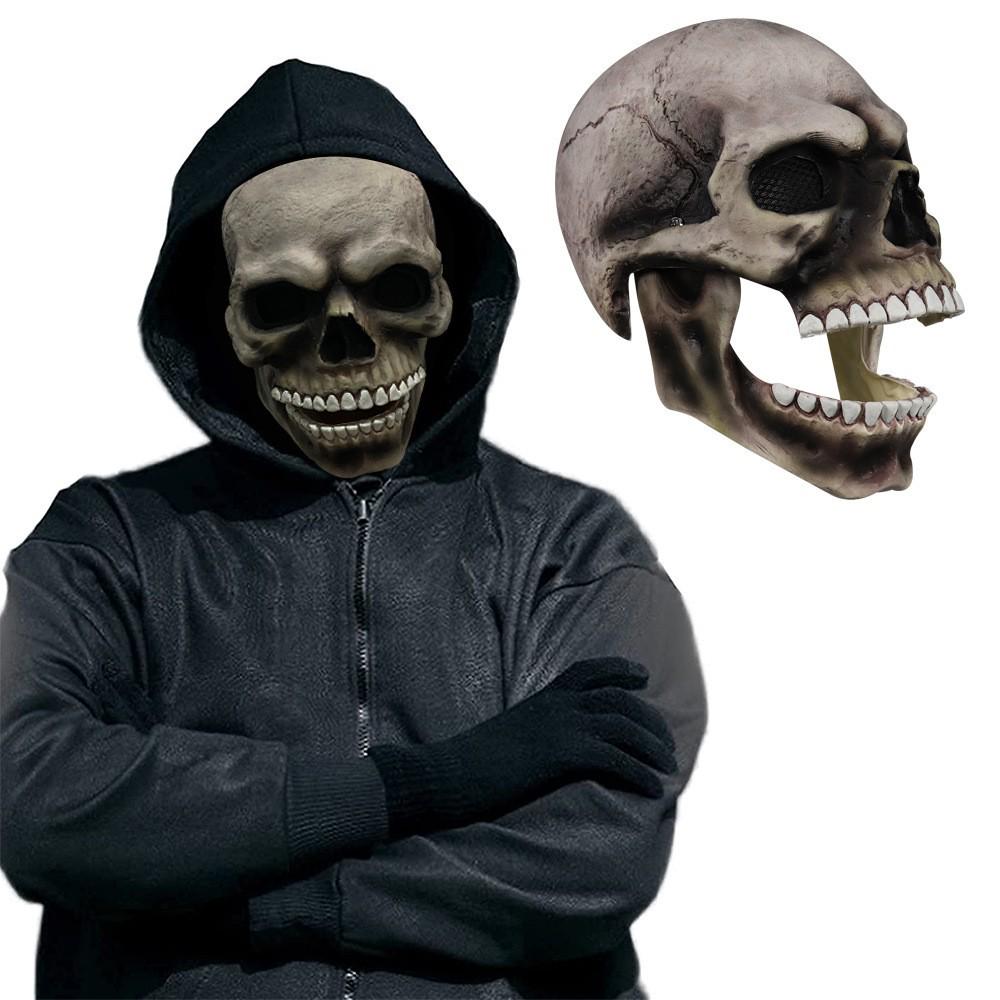 Skull Ghost Latex Mask Headgear - Call of Duty MWII Cosplay
