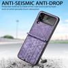 Do Samsung Z Flip 4 5g antypoślizgowe składane skórzane etui do Samsung Galaxy Z Flip4 Flip 4 Zflip4 torba na telefon chroniąca przed upadkiem