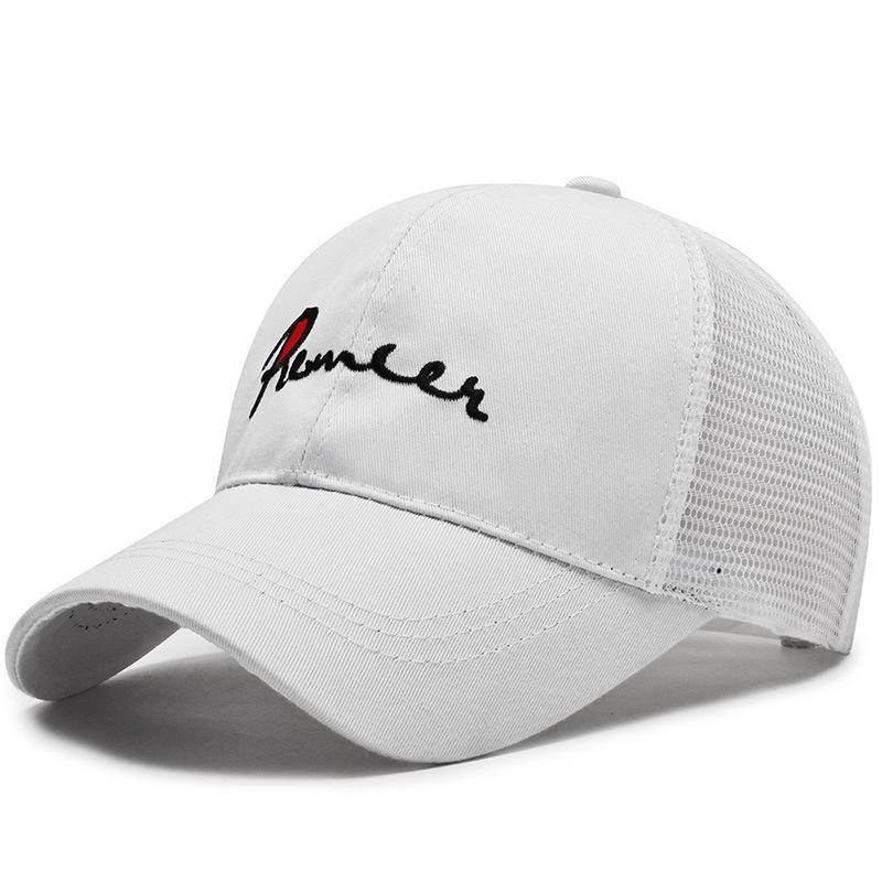 Baseball Letter Embroidery Cap Lightweight Sun Protection Breathable Hat Gift