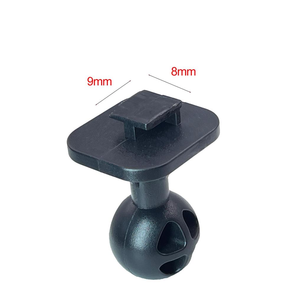 Universal 16mm Dashcam/Bicycle Mount with Suction Cup and Ball Head Adapter