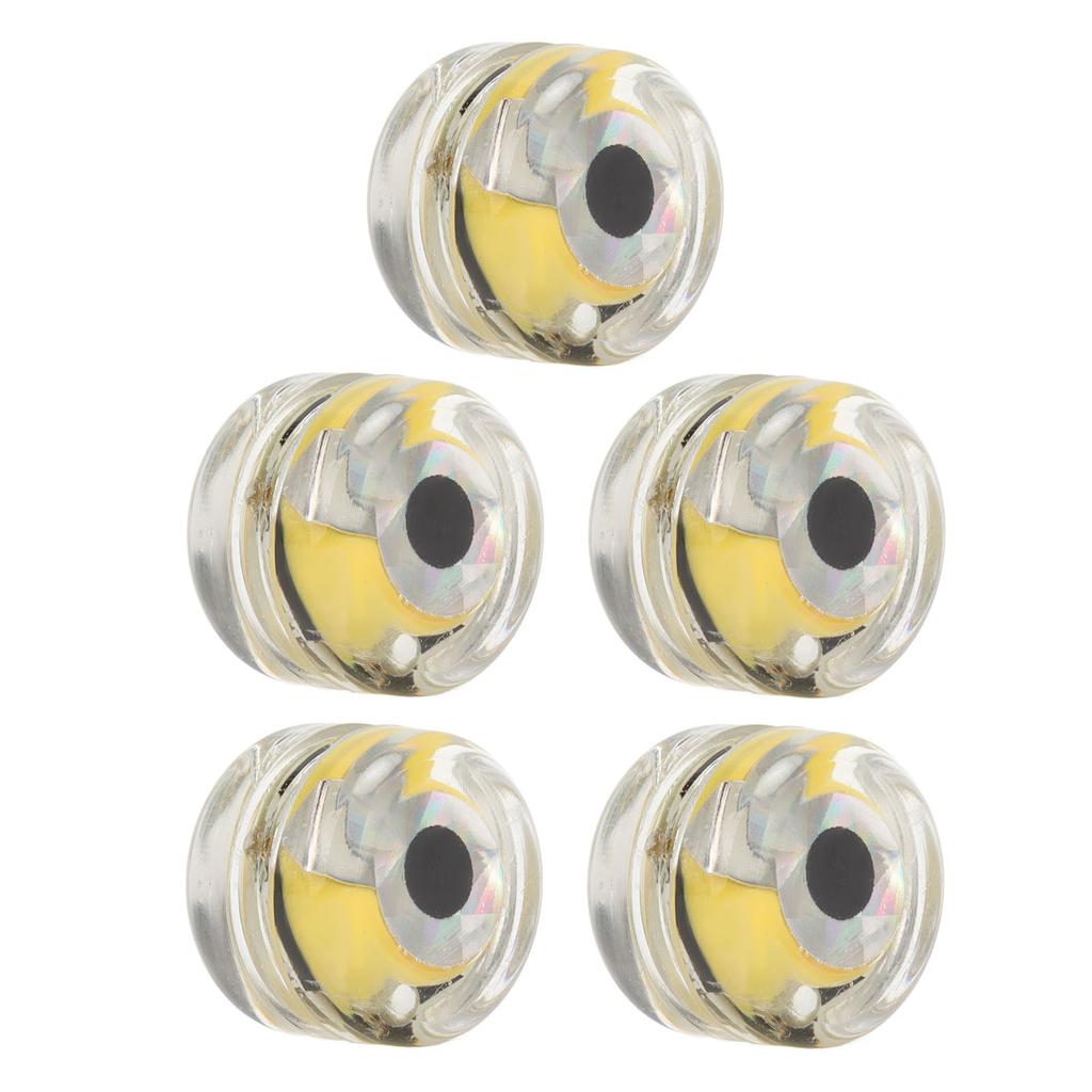 5Pcs Underwater Lure Lamp Compact Lightweight Waterproof LED Fishing Bait Light for Fresh Water