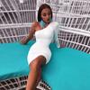 2018 European & American One-Shoulder Slimming Long-Sleeve Dress