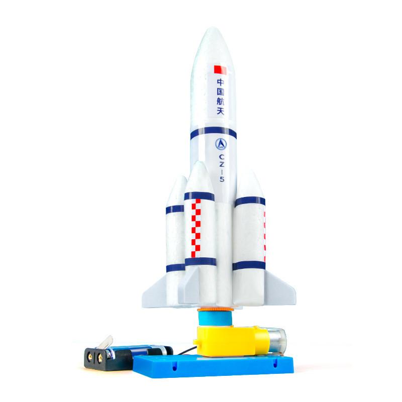 Physics Educational Rocket Model With Multi Material For Kids Projects Science