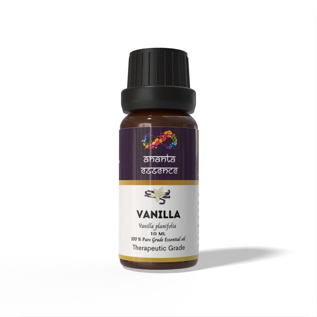 Ananta Vanilla Essential Oil 10 Ml – Sweet Aromatic Oil for Diffuser & Home Fragrance