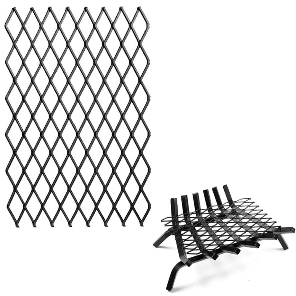 

7.5x11.8 Inch Solid Steel Fireplace Grate Ember Retainer Mesh Keep Burning Embers from Falling A