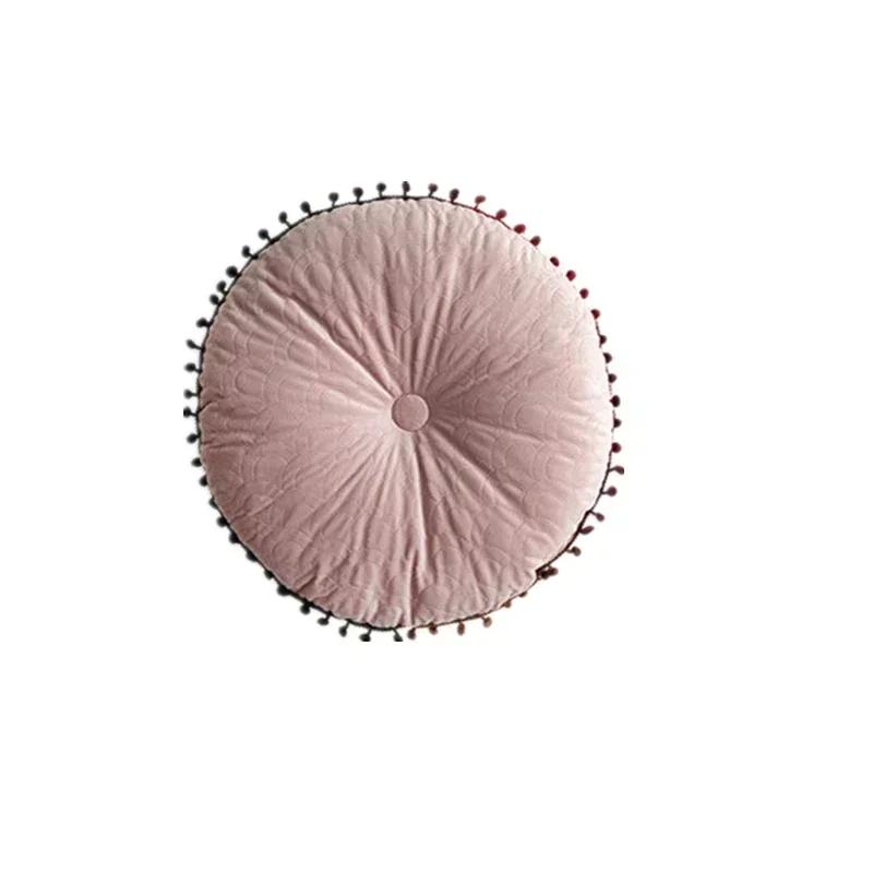 

Round Cushion Home Decorative Sofa Cushion Bed Chair Floor Coussin Soft Seat Pillow Pad Murakami Pillow / Floor Cushion 40x40cm