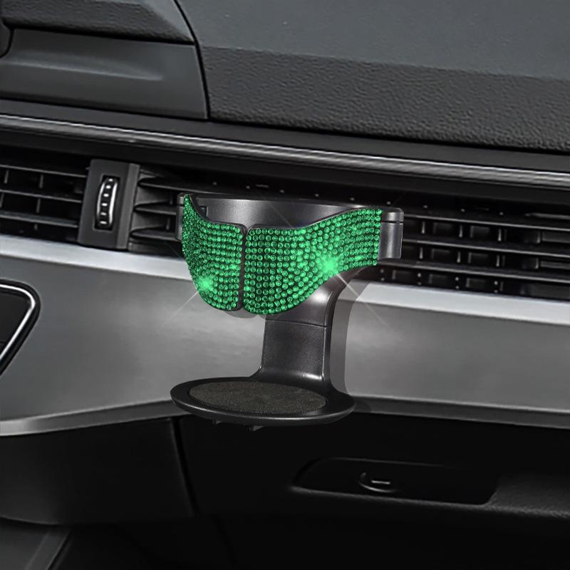 Diamond-Studded Car Air Vent Cup & Ashtray Holder