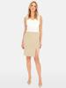 WOMEN' SUEDE SKIRT, ABOVE-KNEE LENGTH