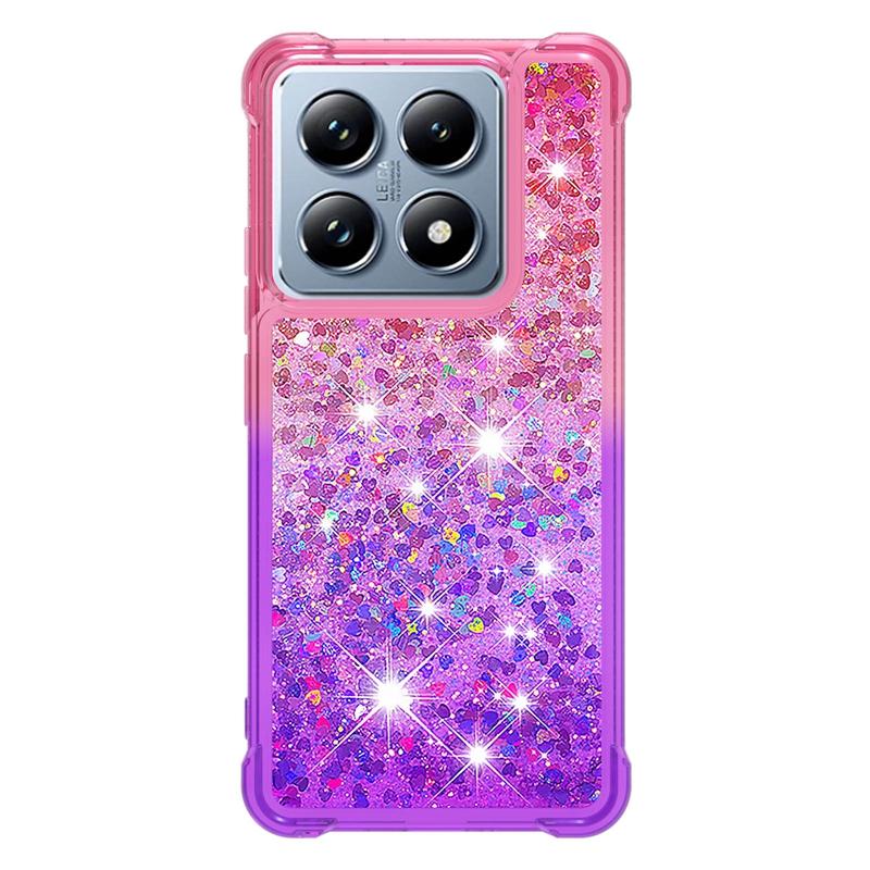 Coque 14T Pro sur Pour Fundas Xiaomi 14T Pro Coque Paillettes Bling Dynamique Liquide Pour Xiomi Xiaomi14T 14TPro Étuis de Téléphone Fundas