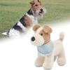 Terrier Plush Fox Toy Animal Dog Stuffed Doll Room Decoration Kids 18cm Gift