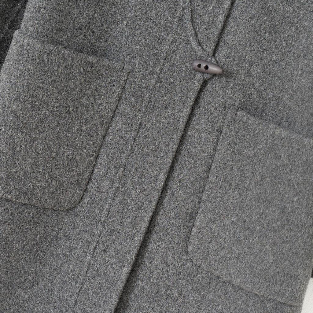 Palton elegant din cașmir dublu-față 2025 cu guler rever pentru toamnă/iarnă