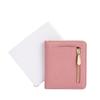 Pomelo Best Women's Genuine Leather Bifold Mini Wallet, Slim and Lightweight, RFID-Proof, Compact, Foldable, with Coin Purse, Easy to Use, Perfect as