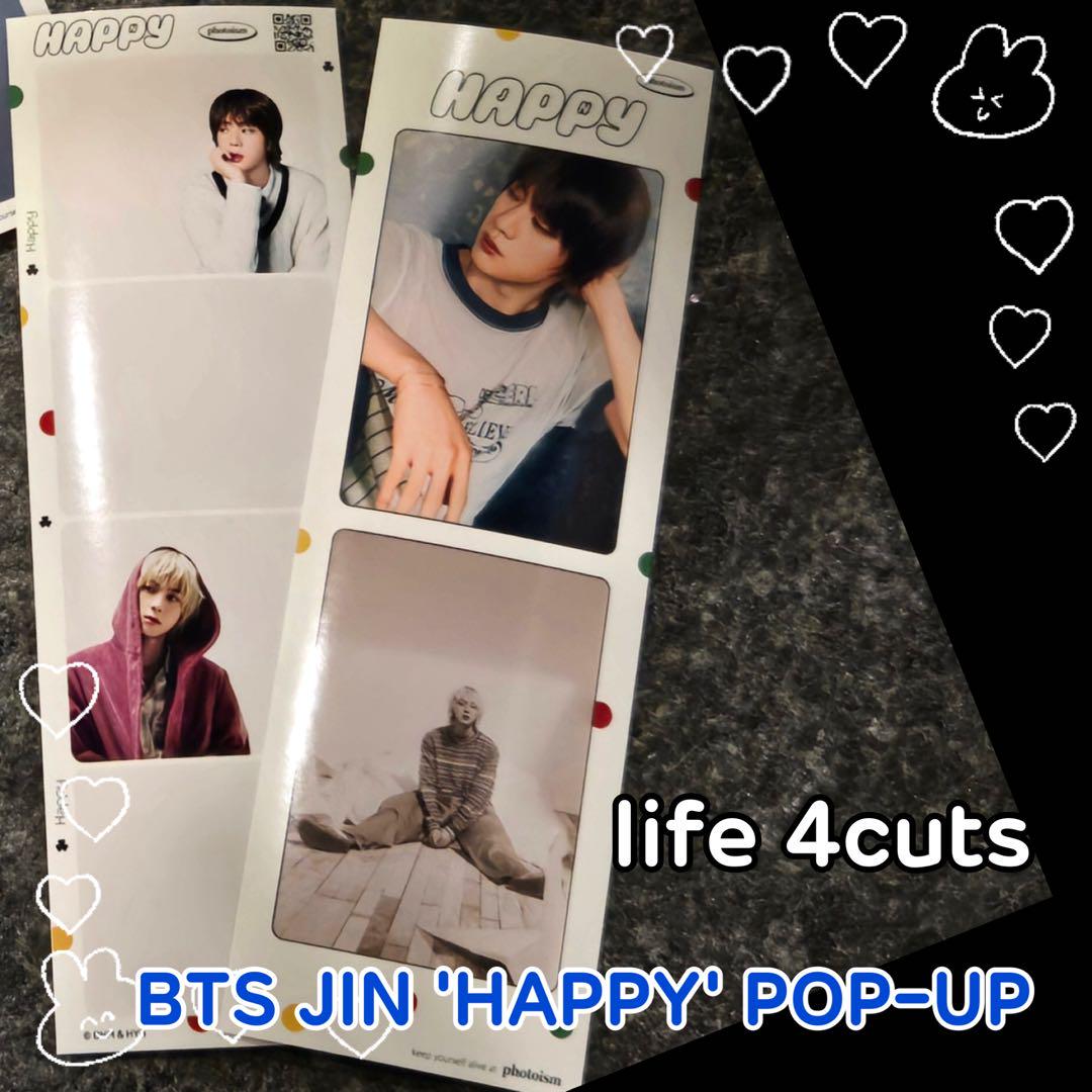 

[Б/У] BTS JIN Поп-ап Счастливый Бонус Пури Корея Лайф 4 Кадра Инсентив