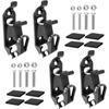 Schaufelhalterung für Dachträger, Metall-Gummi-Klemme Schnellspannwerkzeug Montagehalterungs-Kit, Schaufel-Axt-Halter für LKW, Overlanding-Ausrüstung, Boot, Off-Road-Dach