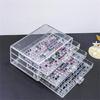 Creative Plastic Storage Box 471 Grids 3 Drawers for Organizing Crafts Art Supplies Nail Tips Beads Jewelry