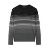 Qipai Men's 7A Antibacterial Striped Wool Blend Pullover Sweater