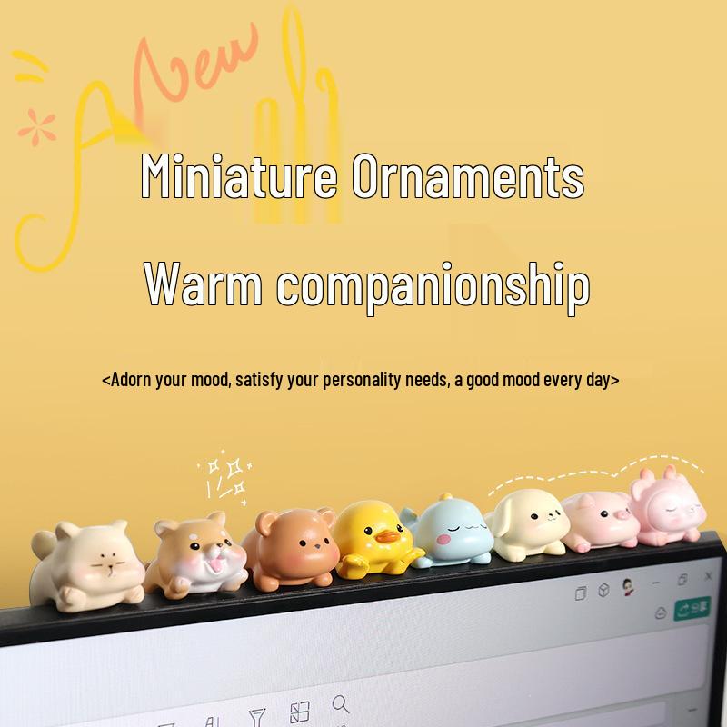 Mini Pajama Party Ornaments for Monitor and Car Dashboard Decorations