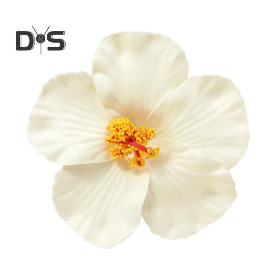 

Женская заколка для волос в форме цветка, летняя декоративная заколка для волос из материала ЭВА, цветные аксессуары для волос белый