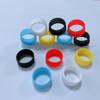 4Pcs/Lot Silicone Tennis Racket Grip Ring Handle Closure Rubber Sweat-Absorbing Band Fixed Stretchable Handle Tennis Accessories