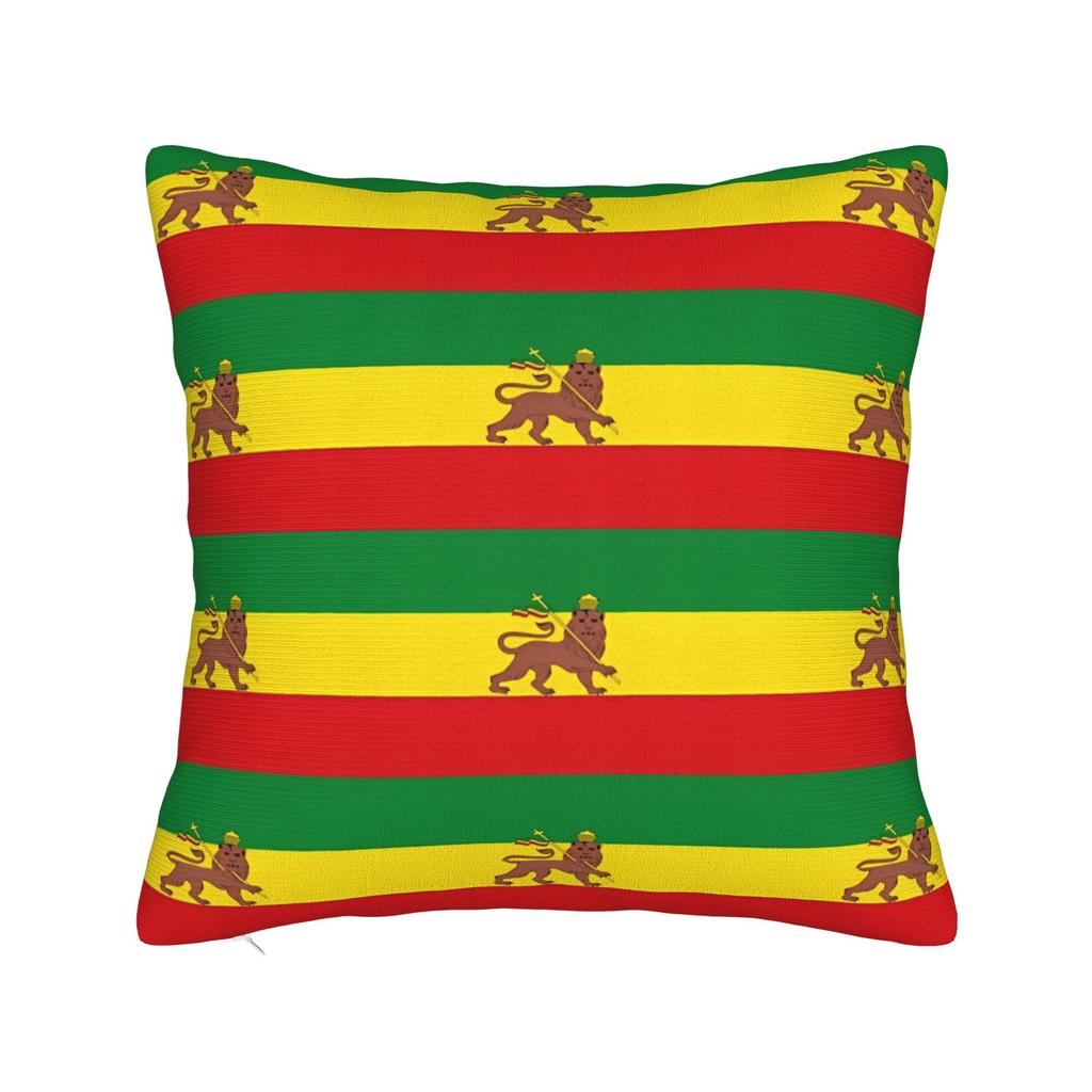 Flag of Reggae of Jamaica Pillowcase Polyester Cushion Cover Decorative Rasta  Pillow Case Cover Home Wholesale 40X40cm