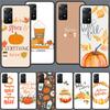 Pumpkin Happy Fall Phone Case For Redmi 13C 14C Note 14 13 Pro Plus 5G Clear Capa 12 12C 10A 10C 10 9A 9C 9T 9 8 Pro Cover TPU S