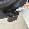 Car Clamshell Trash Bin Hanging Vehicle Garbage Dust Case Storage Box AB Square Pressing Trash Auto Interior Accessories