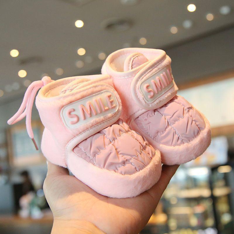 Baby Boys Girls Winter Sneakers With Thickened Sole Antislip