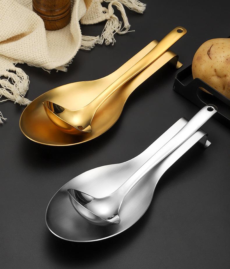 Thickened Stainless Steel Buffet Clip Tray & Utensil Storage Rack