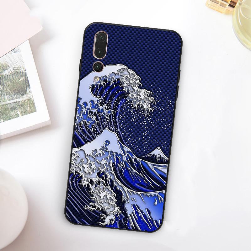 Great Kanagawa Wave For Huawei Nova Y73 Y72 Y90 Y70 Y60 Y91 Y61 12s 12i 11i 8i 9 10 SE P60 P30 Pro P40 Lite Case