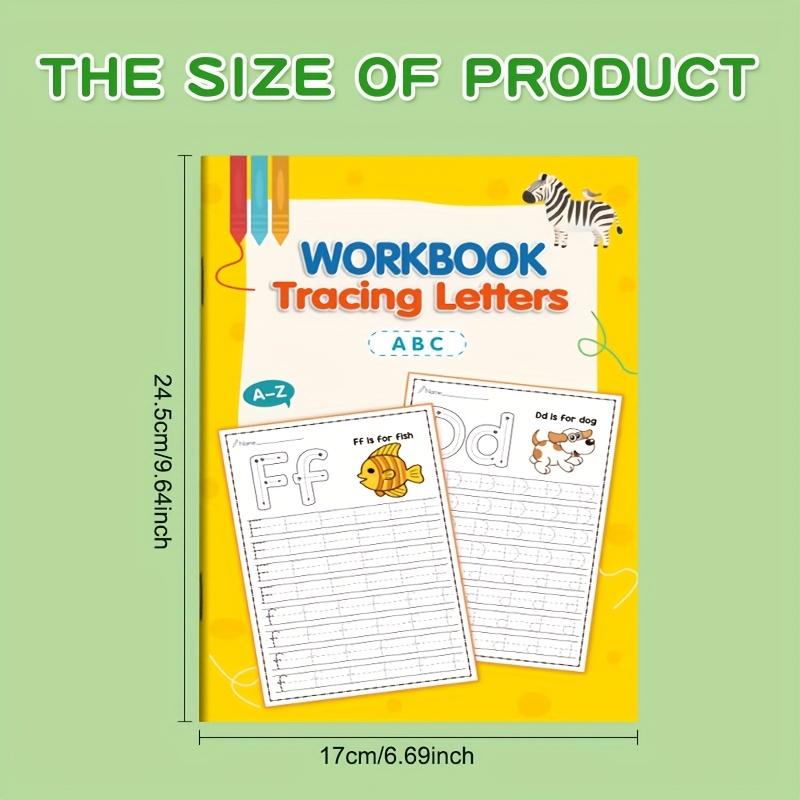 Non-Toxic Children'S Alphabet Practice Book Creative Color Activities Writing Skills Gift