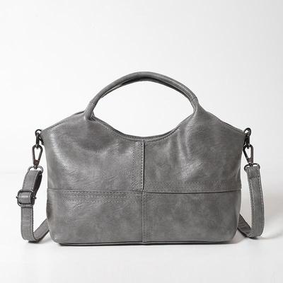 Textured Soft Leather Crossbody Handbag for Middle-Aged Women – Lightweight, Large Capacity, Perfect for Commuting.