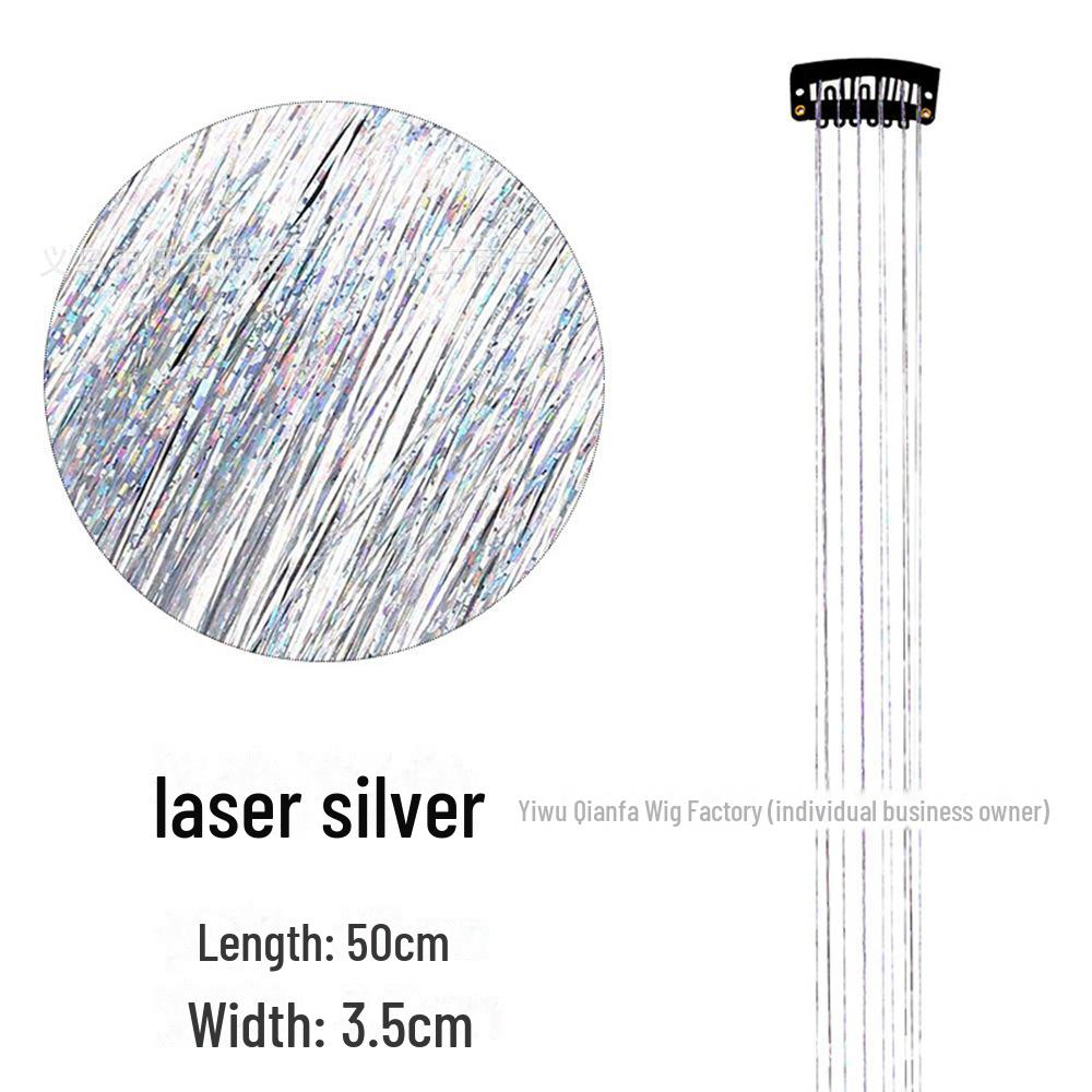 Χρυσές επεκτάσεις μαλλιών με πούλιες - Μεταλλικά κλιπ κορδέλας ευρωπαϊκού και αμερικανικού τύπου για περούκες πάρτι