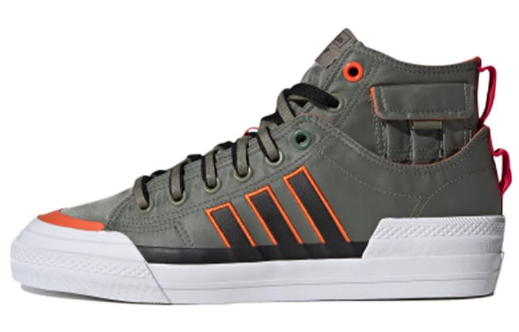 Adidas Nizza Hi Dl  Green White Orange  GZ2655 36