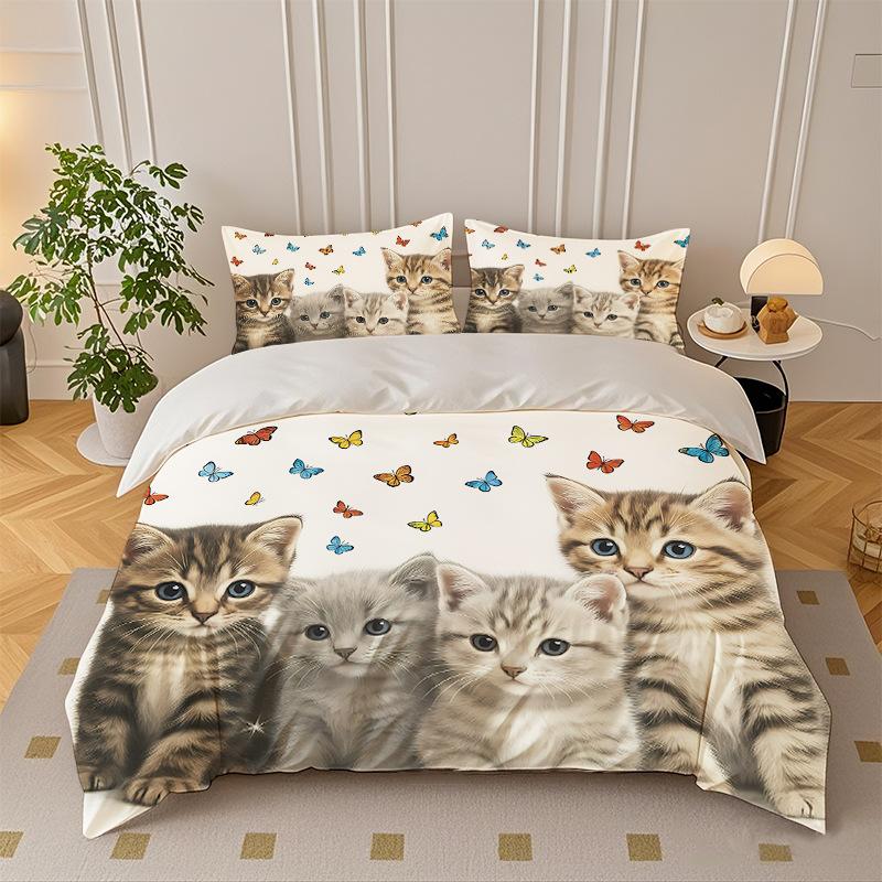 Quilt Cover Three-Piece Quilt Cover Set 07