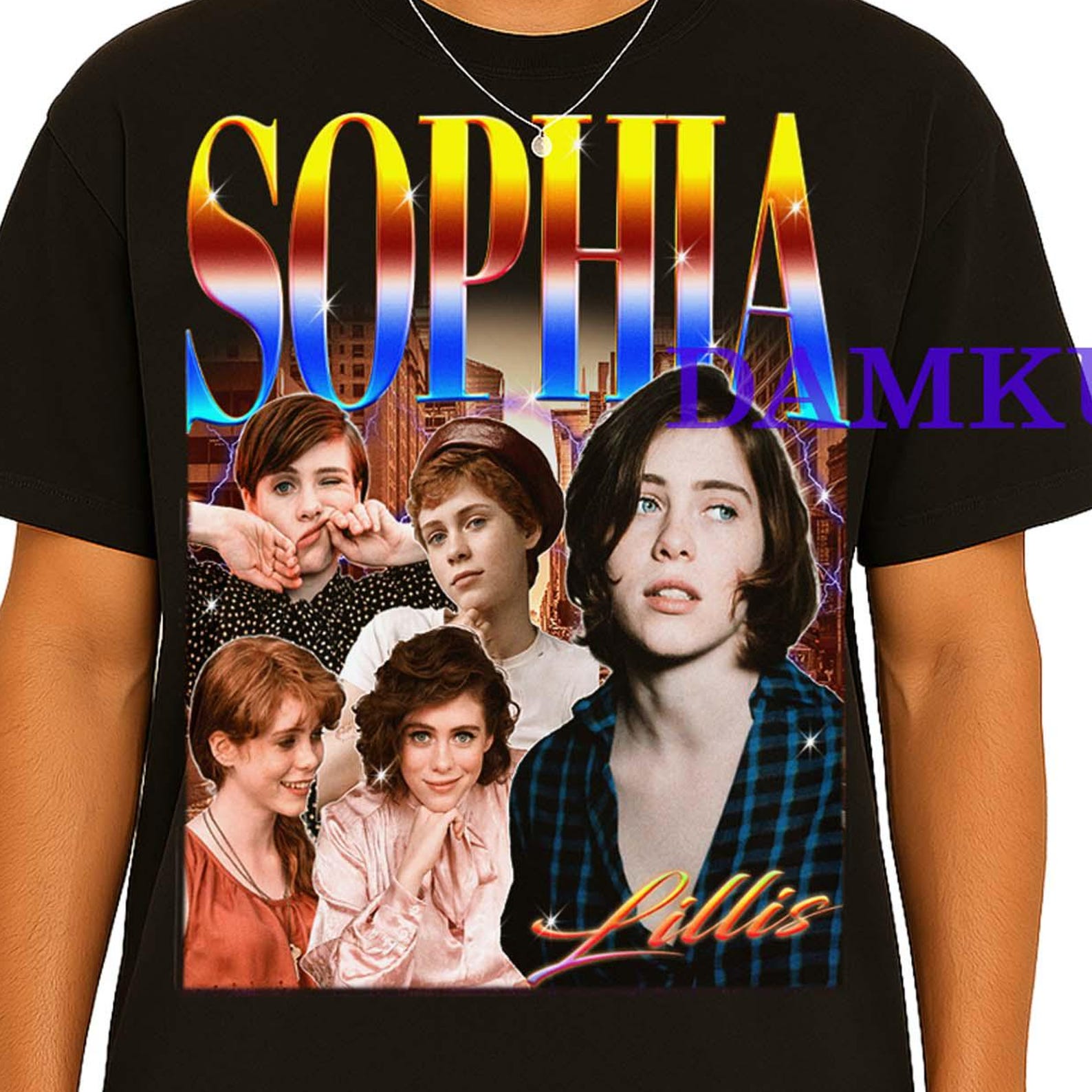 Sophia Lillis Shirt, Sophia Lillis FanTshirt, Sophia Lillis Homage Tees, Sophia Lillis Retro T-shirt, Sophia Lillis Merch Movie Gift 4XL
