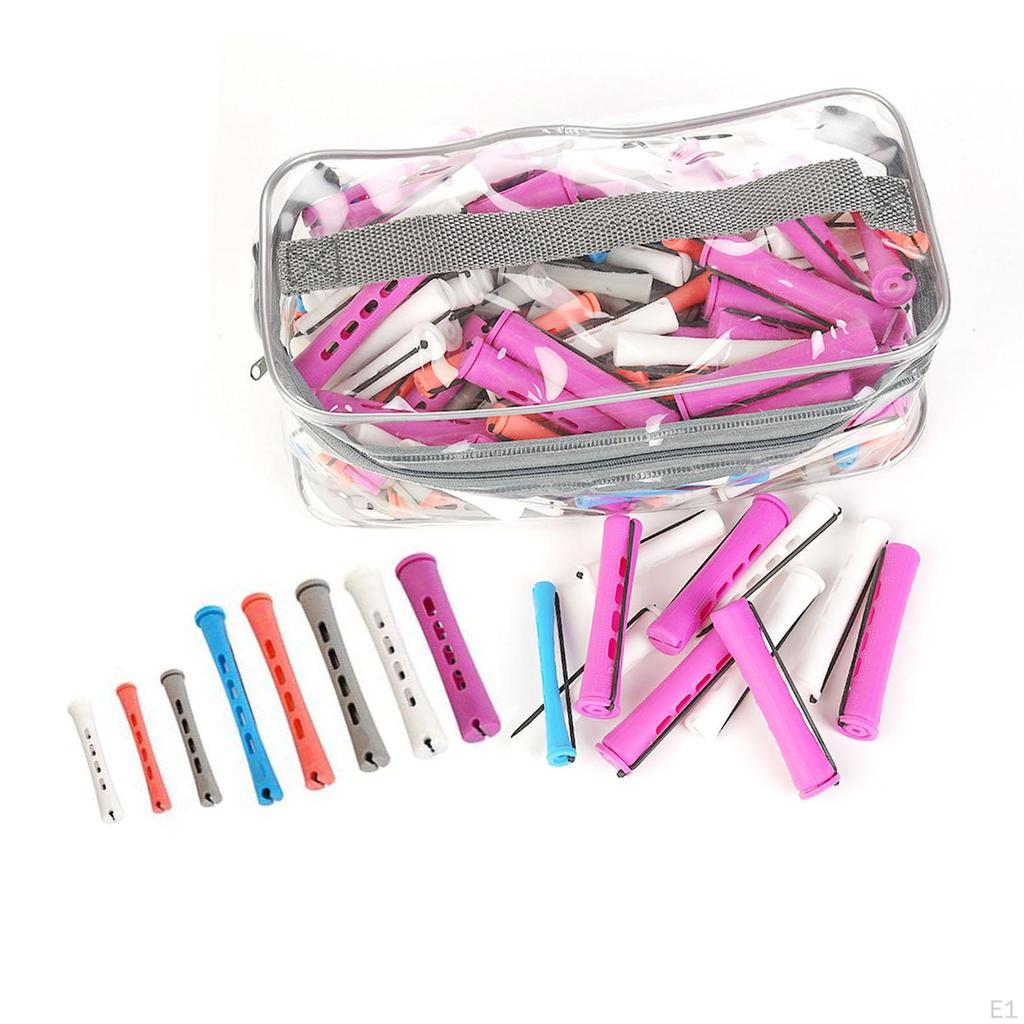 / Hair Straight /Non-Slip Elastic y Wavy Rod Perm Rods/ for Natural Hairdressing Styling