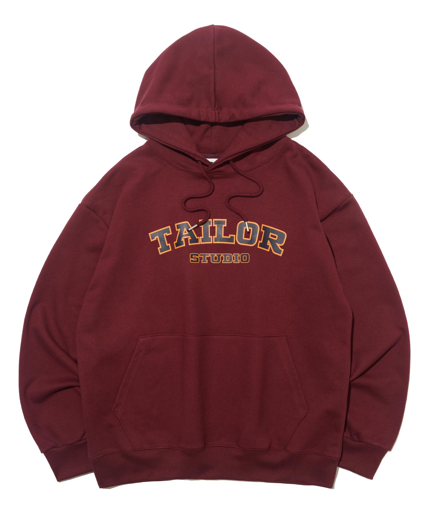 Taylor Studio Original Logo Hoodie (Wine) Wine/S (Fleece-Lined)