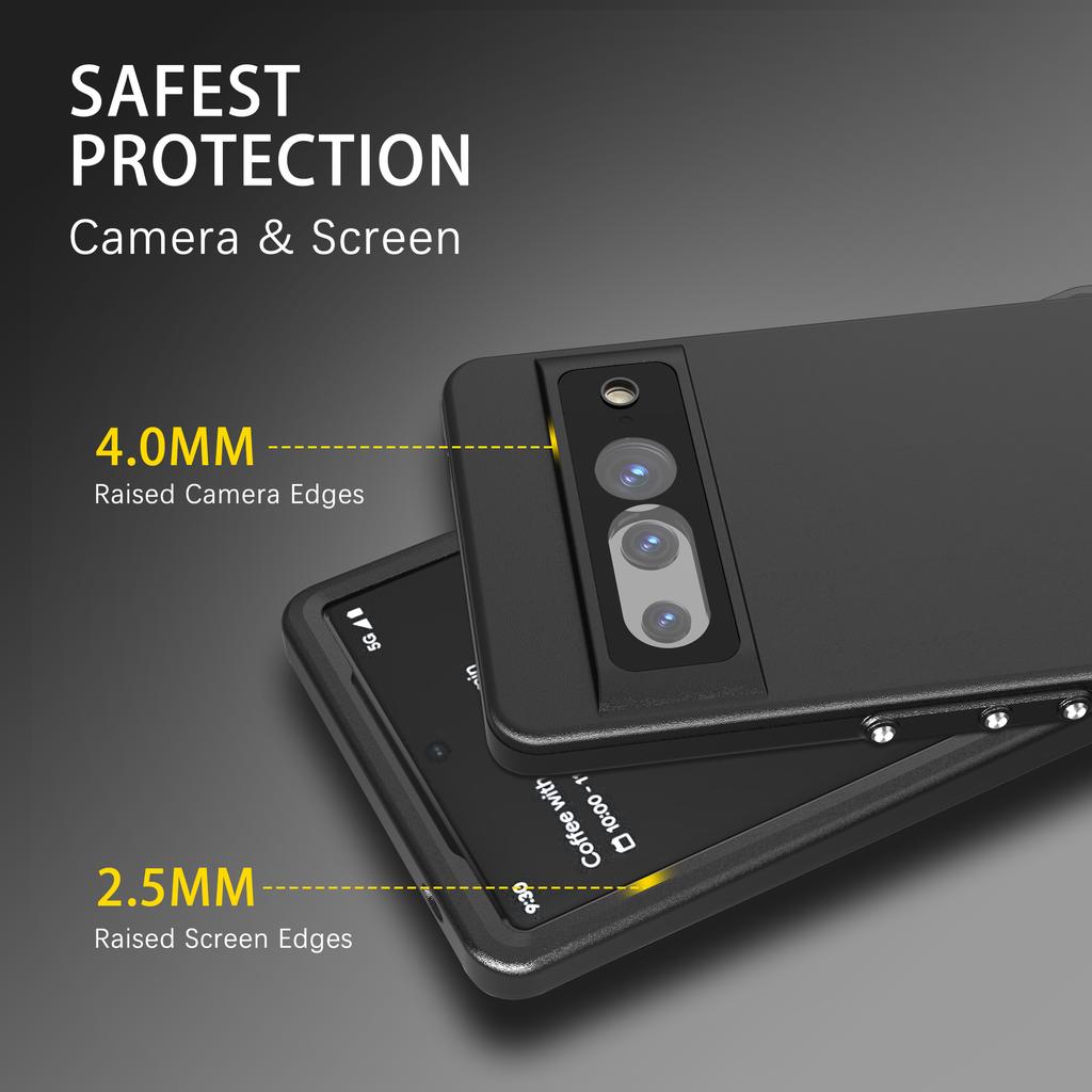 For Google Pixel 7 Pro 5G FS Series IP68 Waterproof Phone Case PC+TPU Anti-drop Phone Cover Protector