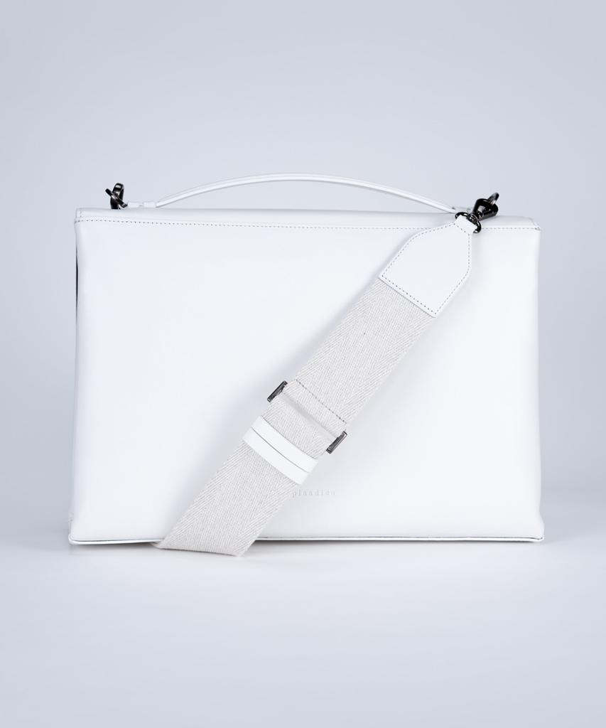 Plaadico Plaadico_S Satchel, Bright White