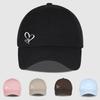 Minimalist Double Heart Print Baseball Cap WoUnisex Unisex Soft Cotton Adjustable Dad Hat Casual Love Theme Sun Hat