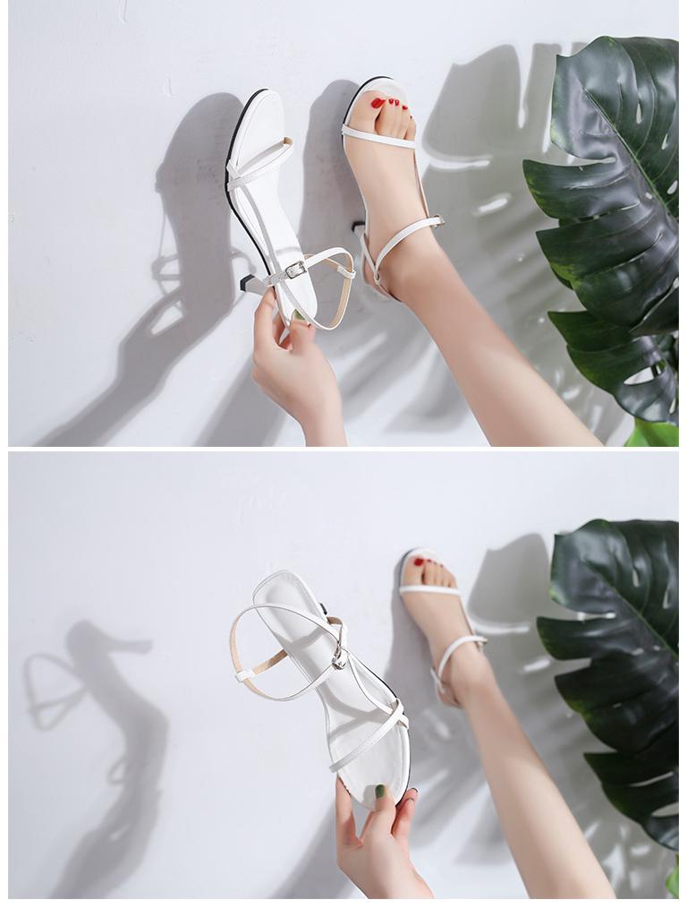 2022 Black Stiletto Heels: Chic Open-Toe Buckle Sandals for Women