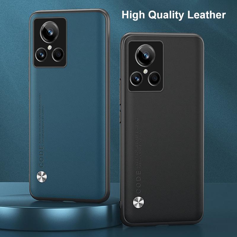 Luxury Leather Phone Case For Realme GT 2 GT2 Master Explorer Edition Cover Silicone Case For Realme GT Neo 2 2T 3 3T GT2 Pro