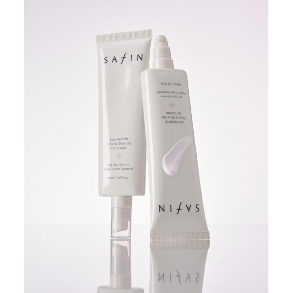 Safin [moisture Fit Cream] Skin Reverse Tone   Glow Up Uv Cream 50ml