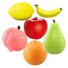 Fruit Shape Puzzle Cube With Plastic Material For Early Education Kids
