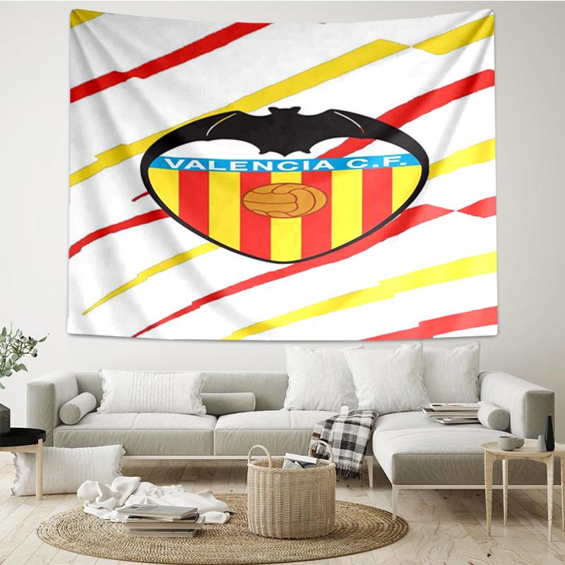 Valencia Cf Crest Design Tapestry Hanging for Bedroom,Livingroom, Playroom,Decor Art Room Wall Tapestry Holiday and Birthday Gifts