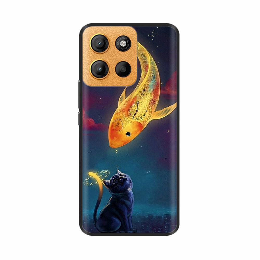 For Motorola G15 Case Cute Phone Case Funny Back Cover For Moto G15 Power Camera Protection Soft Original Liquid Silicone Cases
