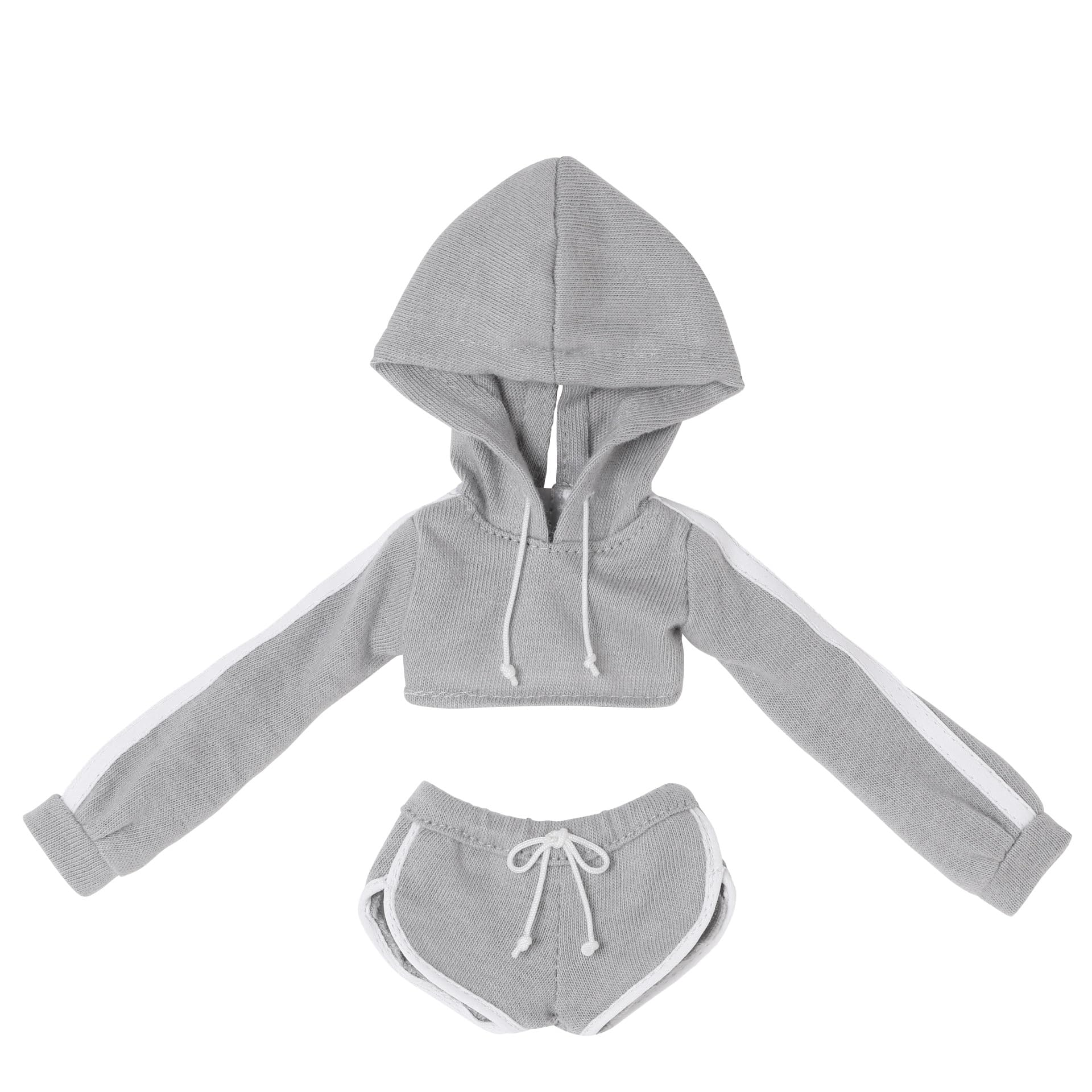 

Azone International 1:6 Scale AZONE Q z Body Original CostumeQZC Q’z Sporty Hoodie Set (Gray) Doll Outfit