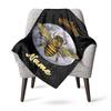 The Moon And The Bee Customize Your Name Blanket Used For Chair Office Sofa Bed Camping Soft And Warm Giving Friends And Relatives Birthday Graduation